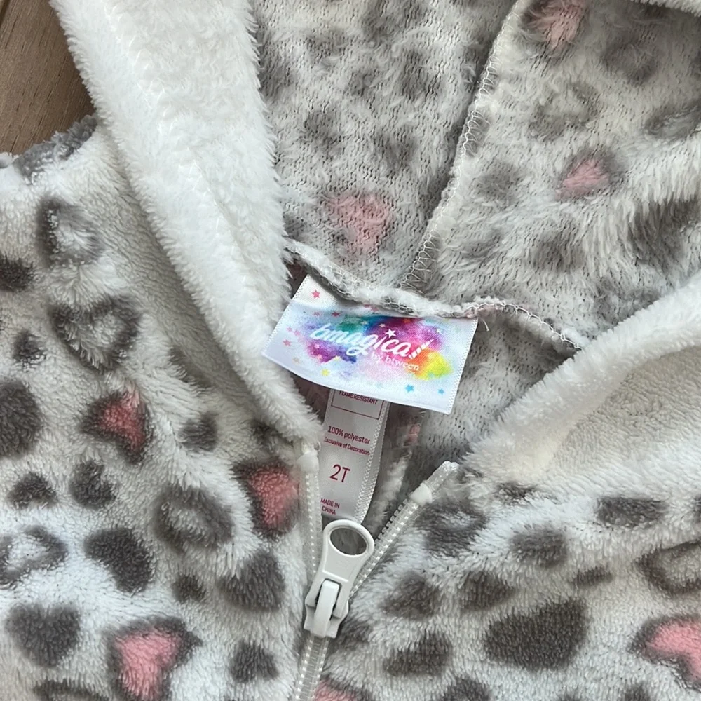 Bmagical Cat Hooded Fleece Pajamas with Pockets